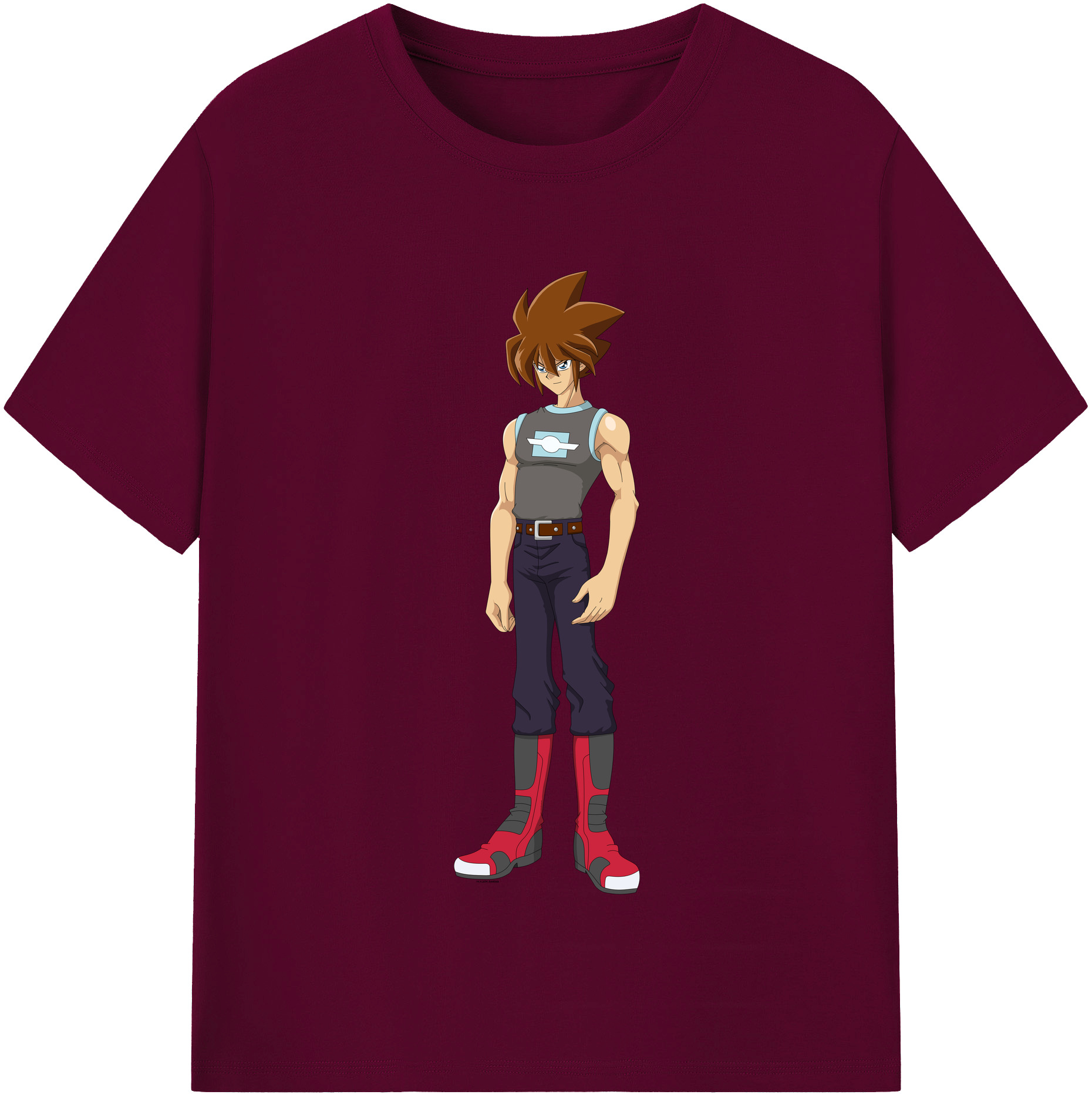 （画像用） 遊☆戯☆王 Yu-Gi-Oh! レディースカジュアルプリントTシャツ（綿100％）